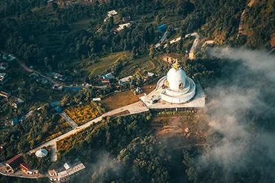 Pokhara, Nepal’s serene lakeside city with Himalayan views and adventure sports.