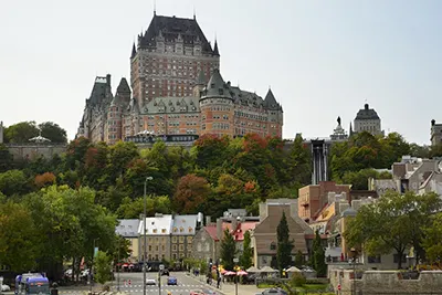 Quebec City, Canada’s French-inspired town known for cobbled streets and history.